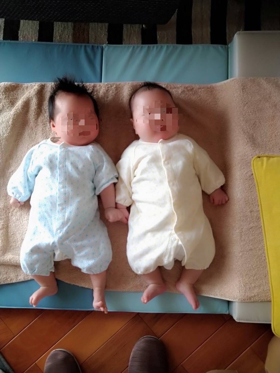双子の赤ちゃんが産まれました！